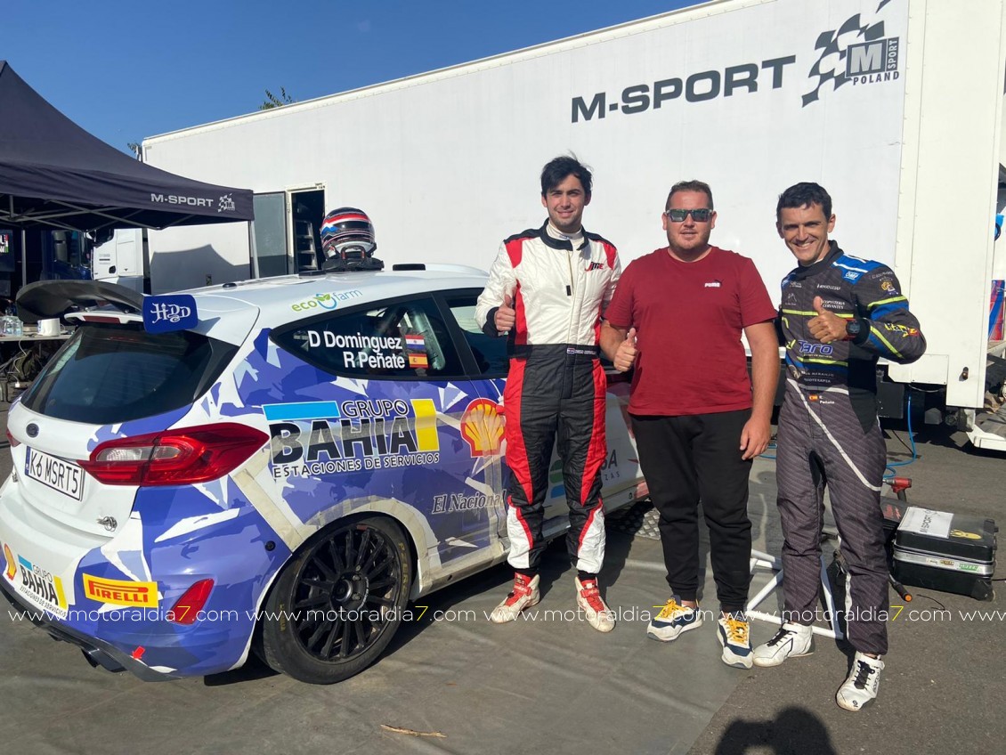 Diego Domínguez se estrena en el asfalto con Rogelio Peñate en el Rally de España del WRC