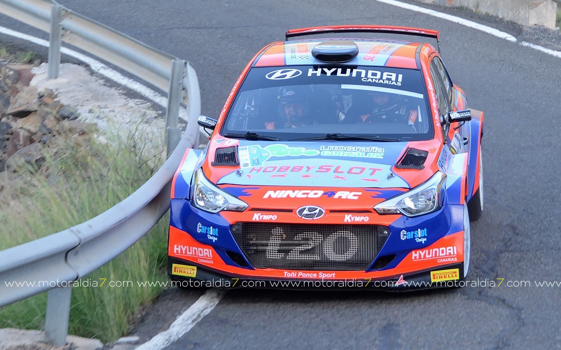 Toñi Ponce y Pedro Domínguez, ganadores en el Rally de Maspalomas