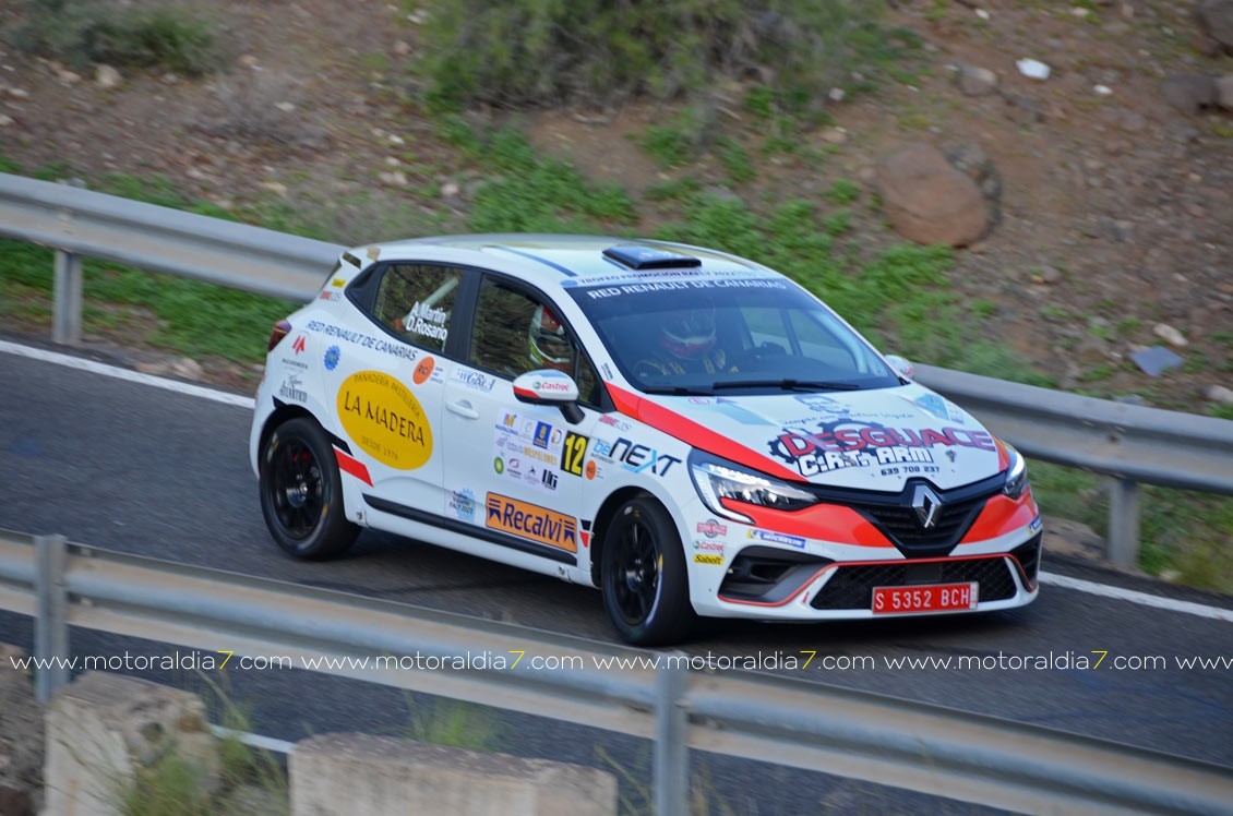 Toñi Ponce y Pedro Domínguez, ganadores en el Rally de Maspalomas