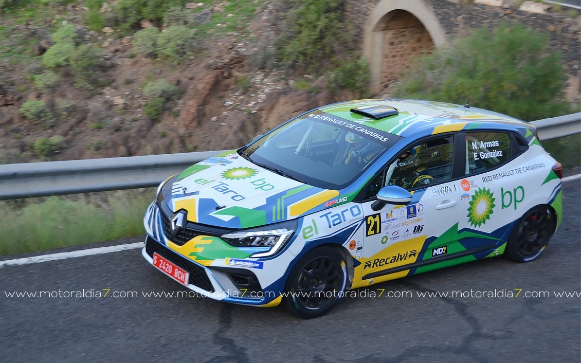 Toñi Ponce y Pedro Domínguez, ganadores en el Rally de Maspalomas