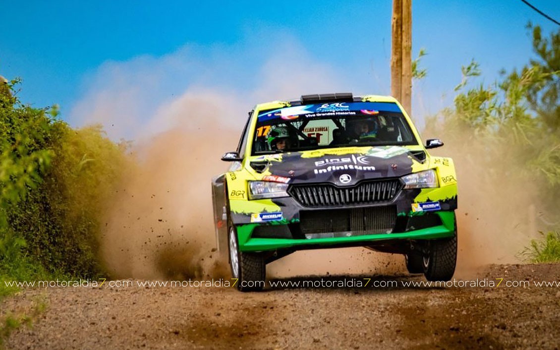 El mejicano Benito Guerra en el Rally Isla de Los Volcanes