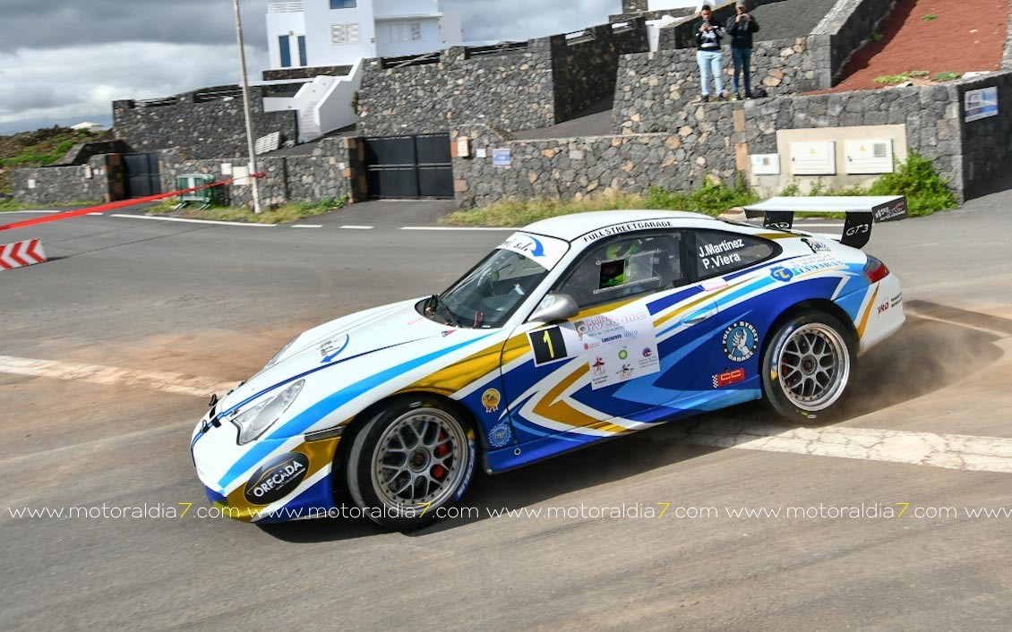 Toñín Suárez y Jorge Cedrés se estrenan en el Rally Isla de Lanzarote