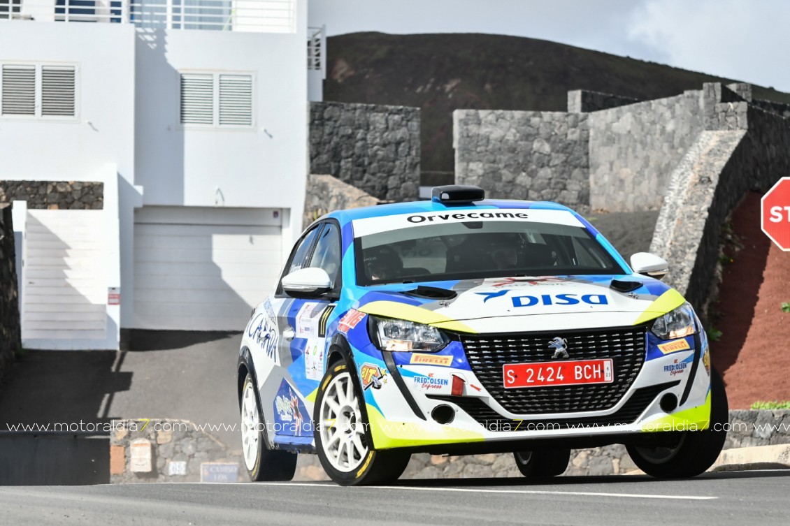 Raúl Hernández en el Mundial de Rallys