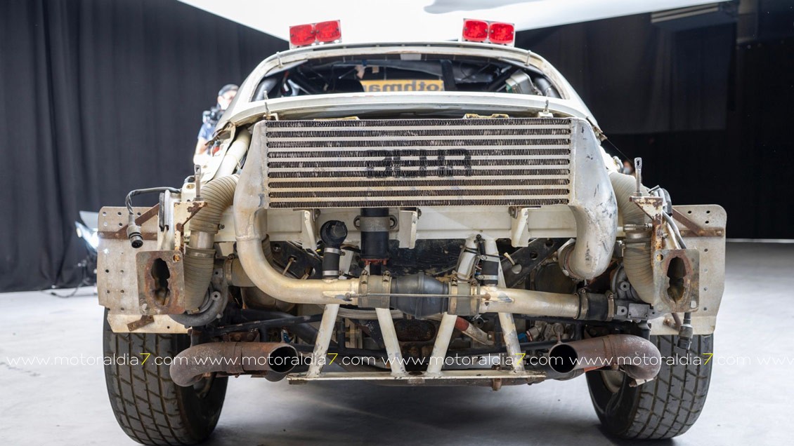 Porsche restaura el 959 del Dakar de 1986