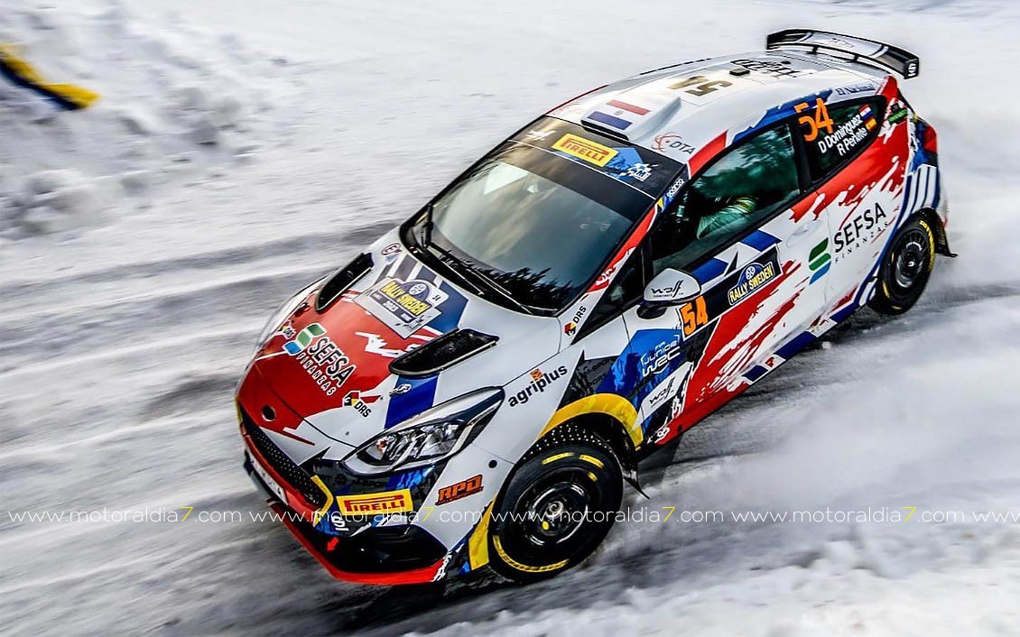 Domínguez y Peñate, terceros en el WRC Junior