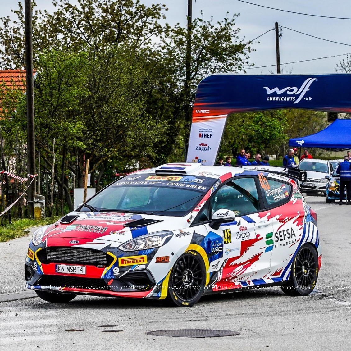Rogelio Peñate remonta y sigue en el podio tras el Rally de Croacia