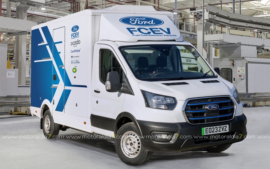 Ford E-Transit, con pila de hidrógeno