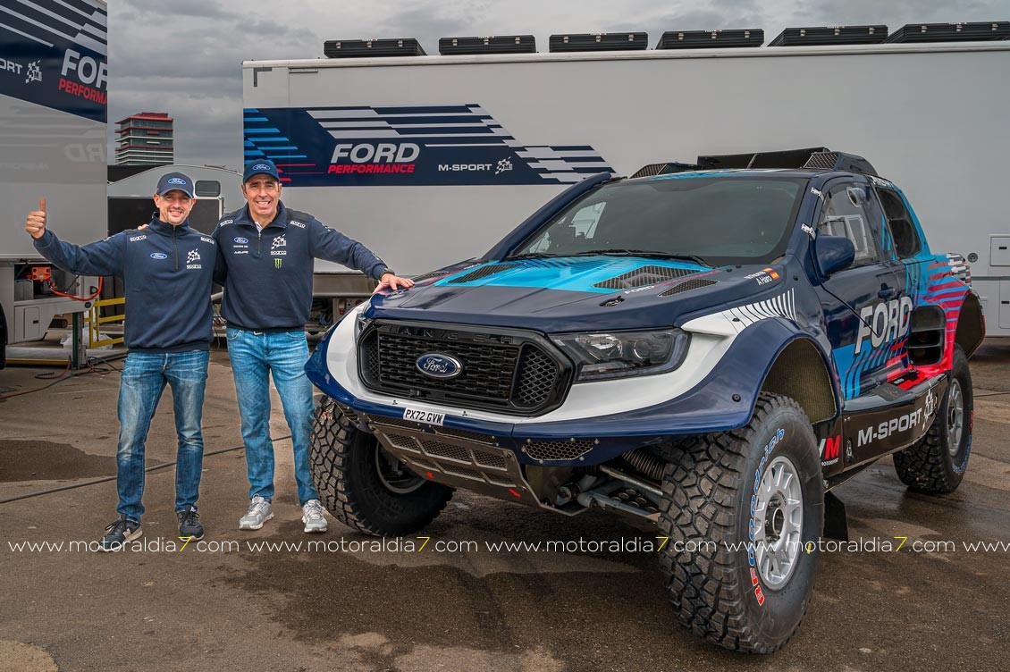 Nani Roma y el Ford Ranger, a punto para el Dakar 