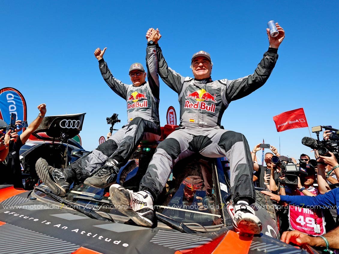 Carlos Sainz y Audi hacen historia en el Dakar