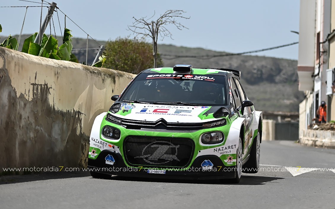 Victoria de Cabrera y Cambeiro en el Rallysprint de Arucas