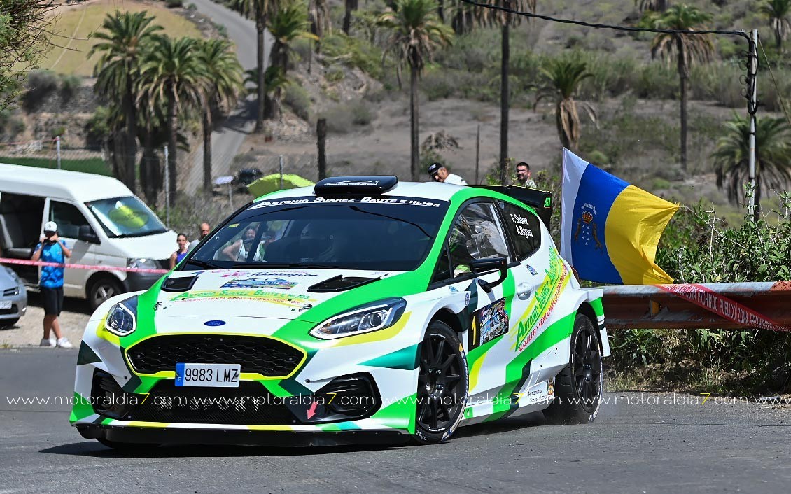 Victoria de Cabrera y Cambeiro en el Rallysprint de Arucas