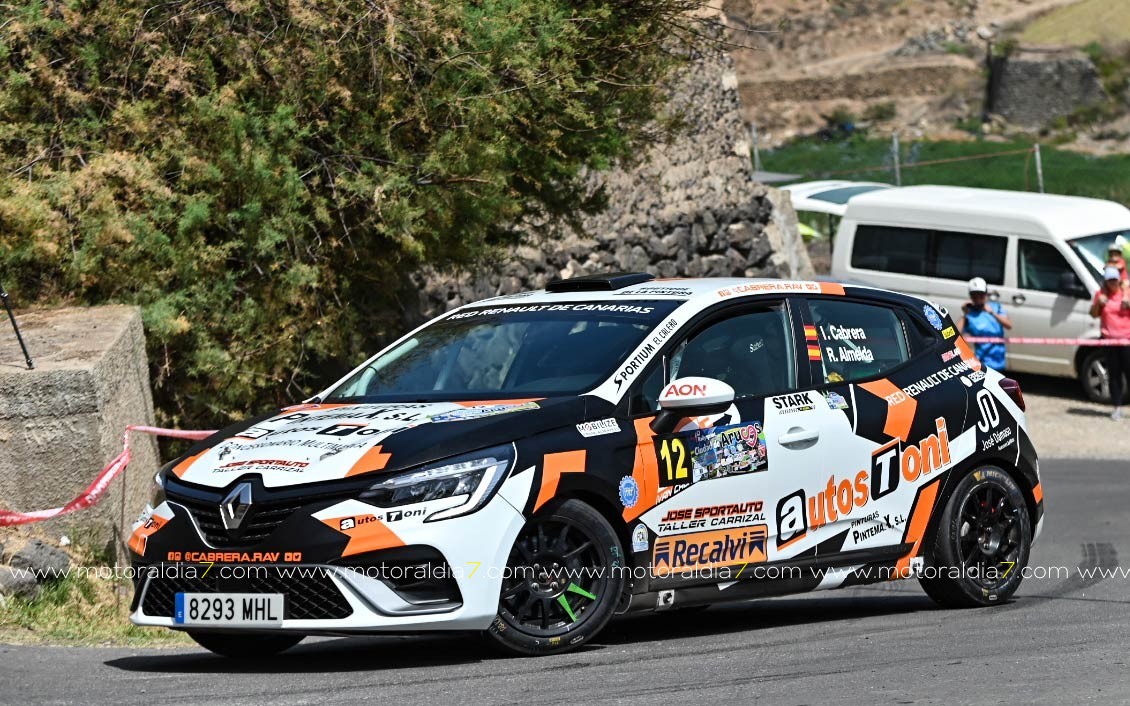 Victoria de Cabrera y Cambeiro en el Rallysprint de Arucas