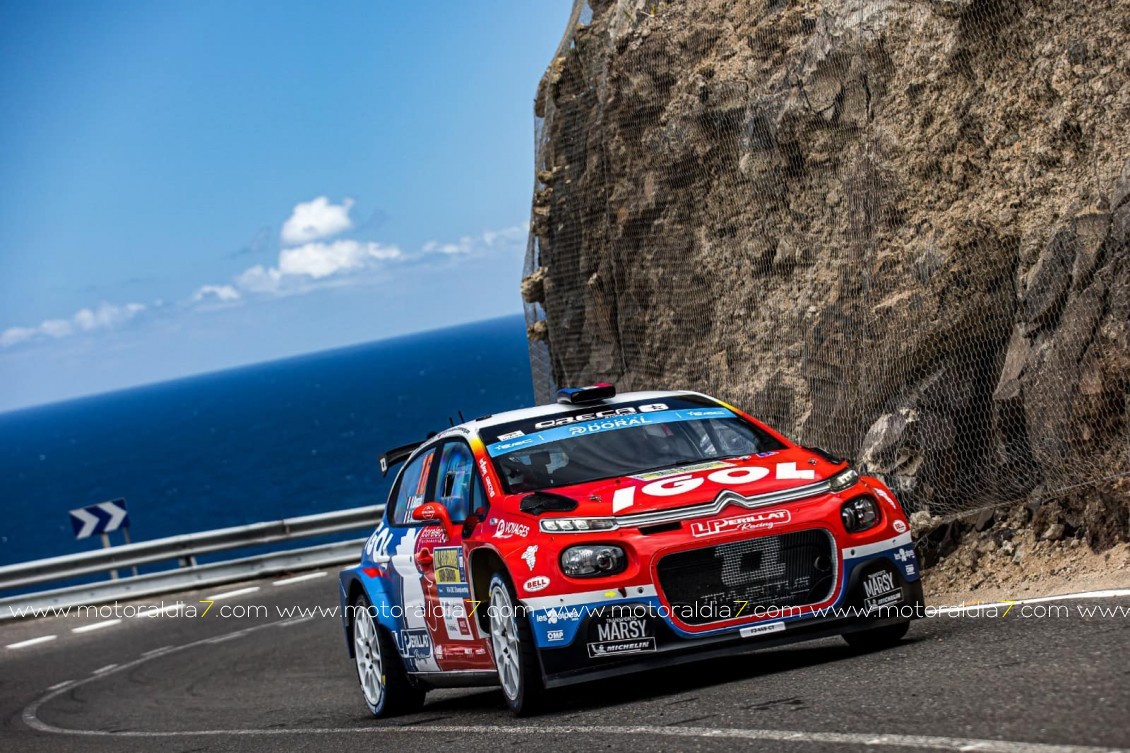 Bonato y Franceschi siguen luchando en el Rally Islas Canarias