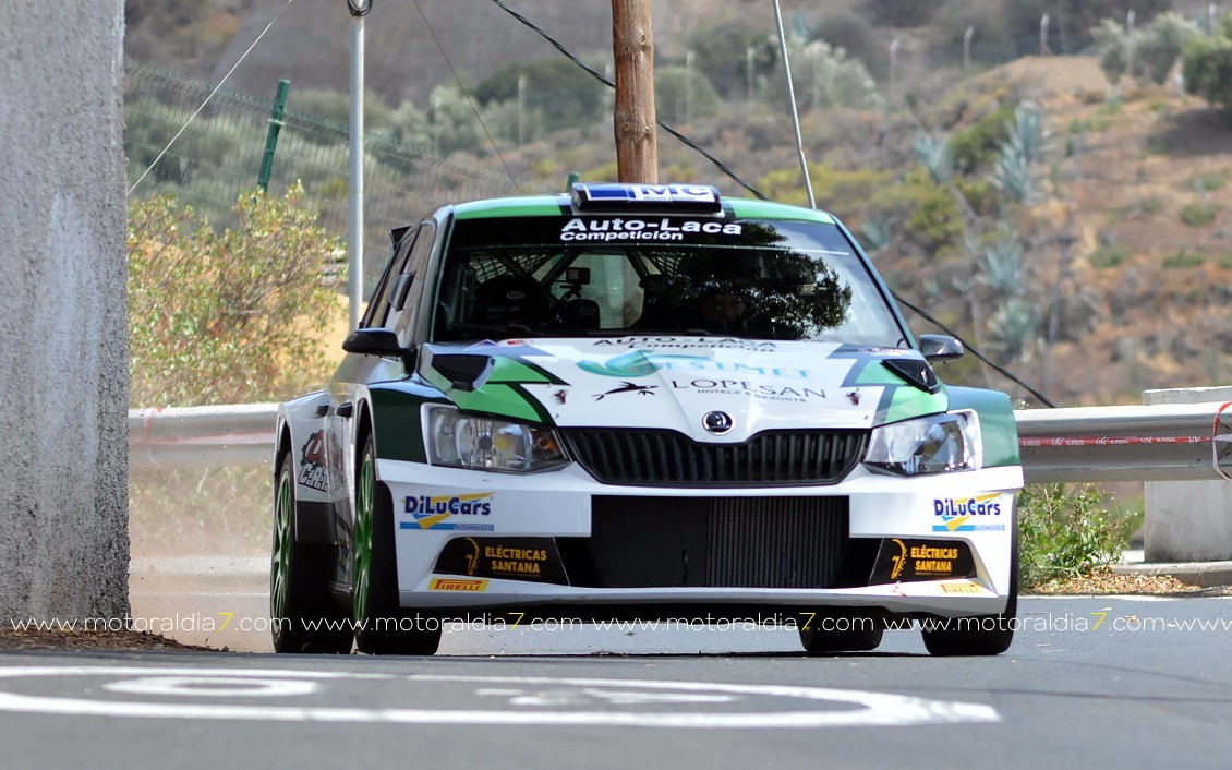 Armide Martín y Pedro Domínguez ganan el Rally de Telde