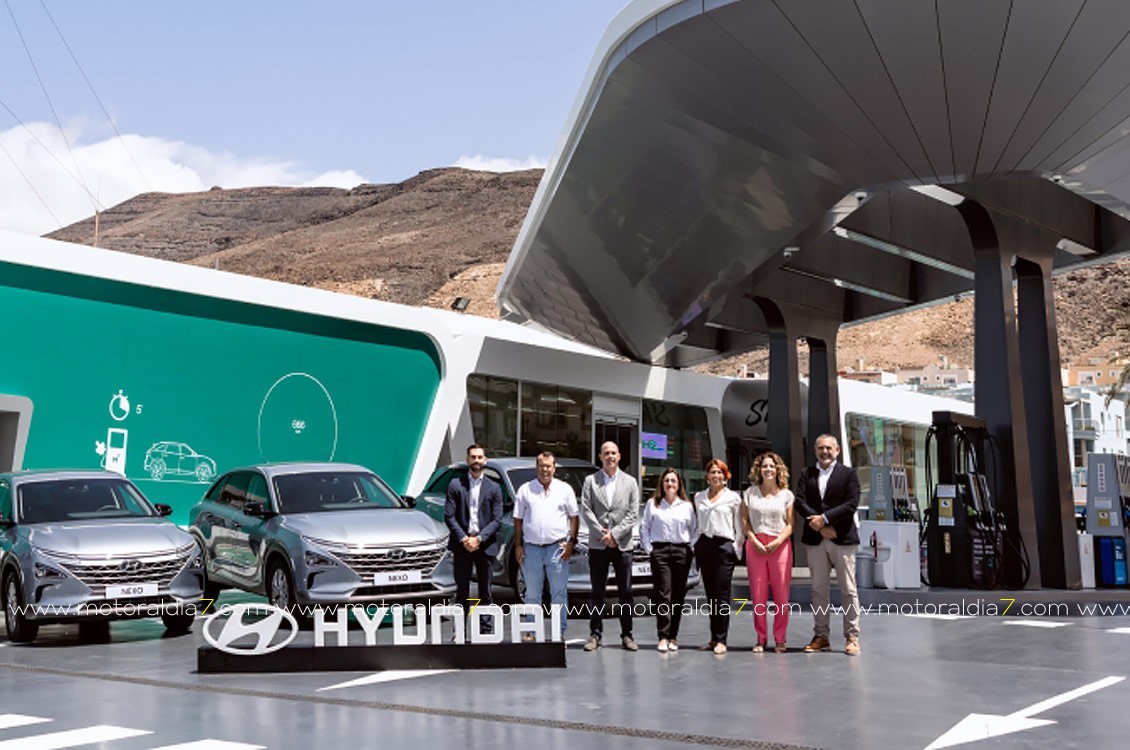 El Hyundai NEXO en la primera hidrogenera de Canarias