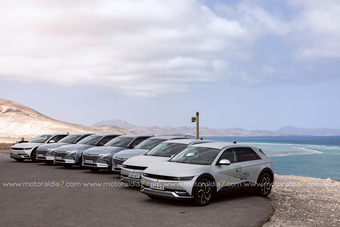 El Hyundai NEXO en la primera hidrogenera de Canarias