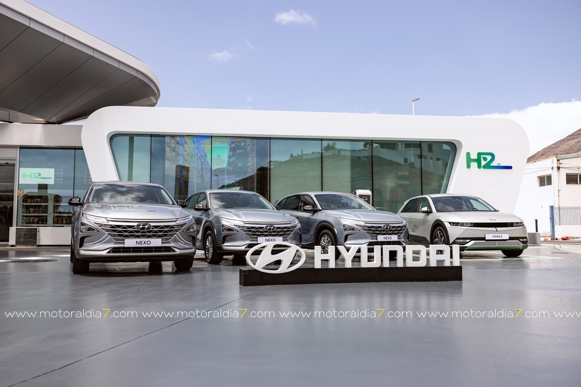 El Hyundai NEXO en la primera hidrogenera de Canarias