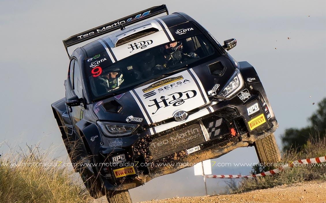 Rogelio Peñate a un paso del podio en el Rally RACC