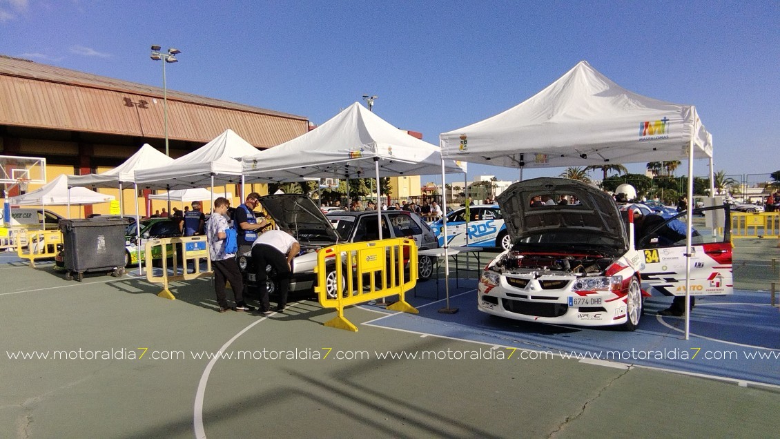 Todo listo para la competición en el Rally Maspalomas