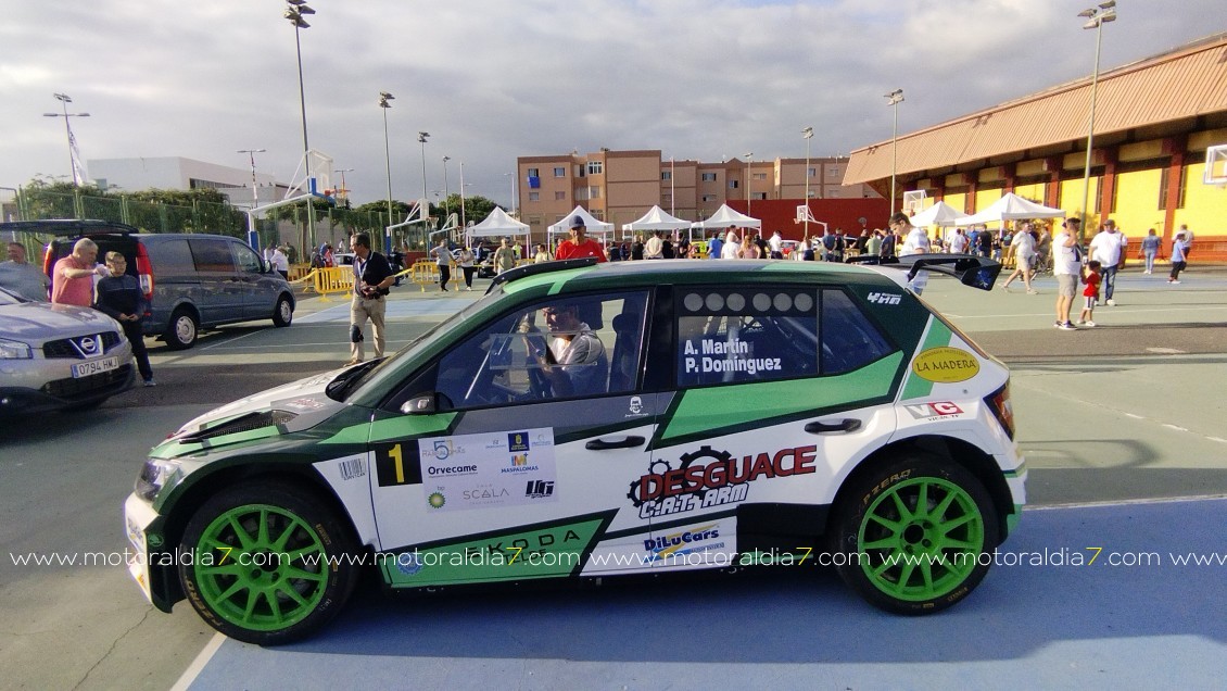 Todo listo para la competición en el Rally Maspalomas