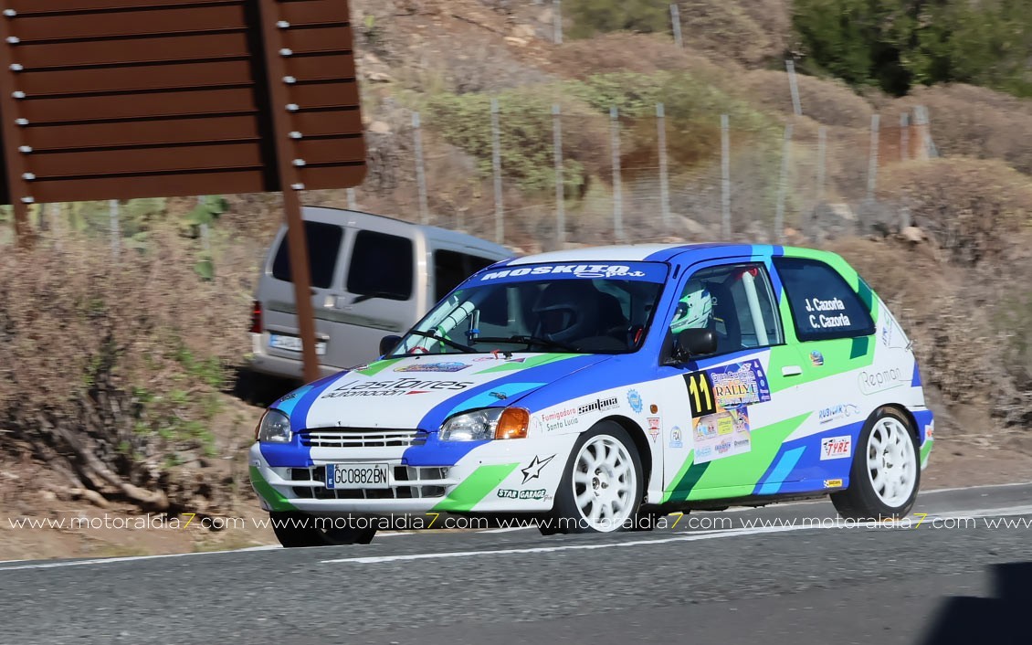 Victoria de Iván Armas y Bernardino Guerra en el Historic Rally 2024