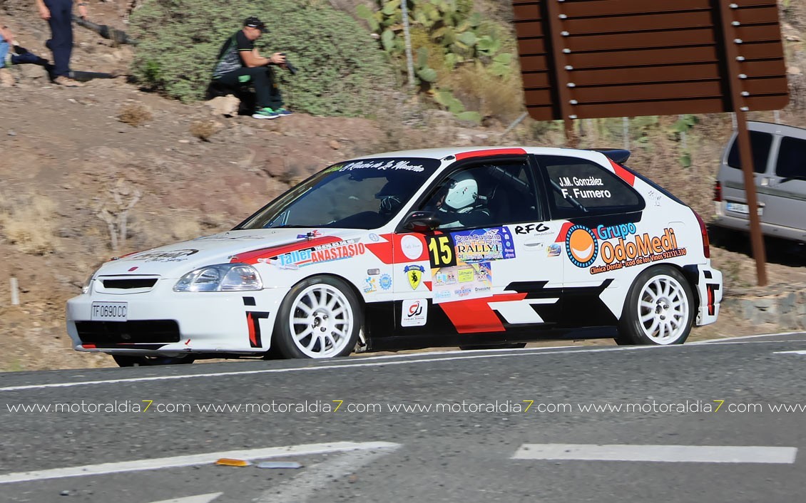 Victoria de Iván Armas y Bernardino Guerra en el Historic Rally 2024