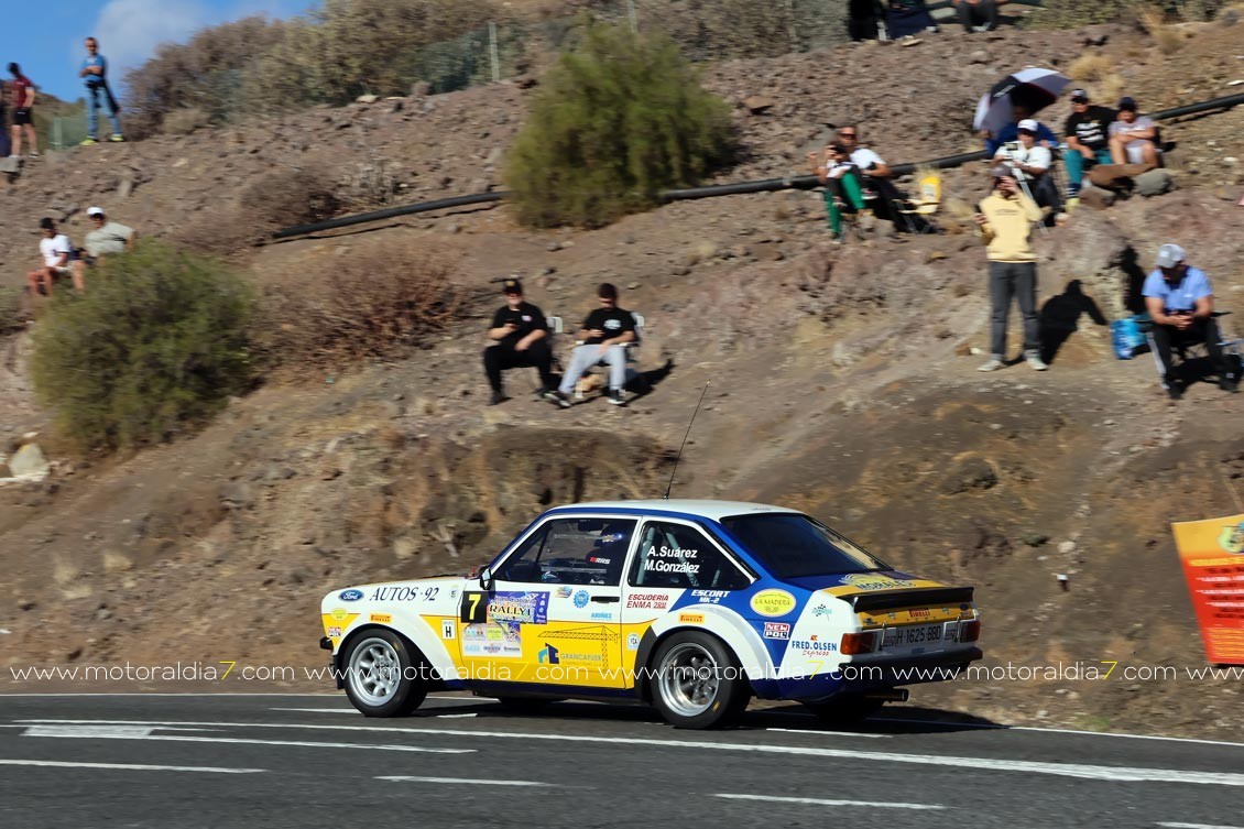 Victoria de Iván Armas y Bernardino Guerra en el Historic Rally 2024