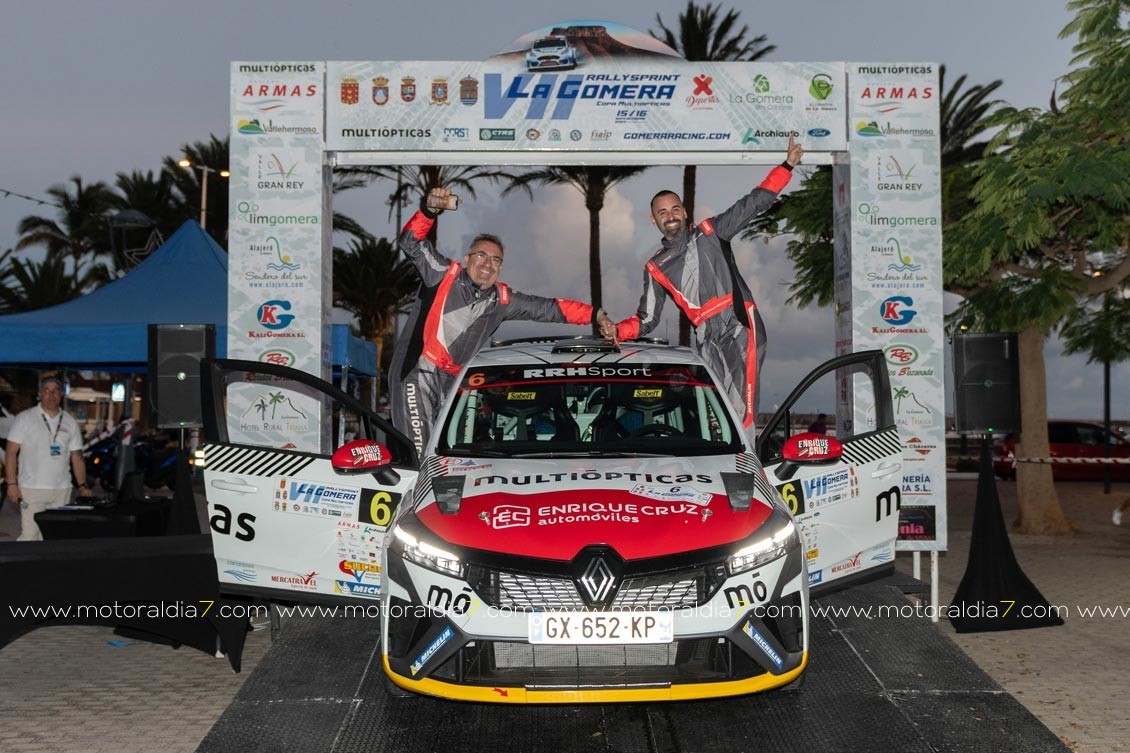 Fernando Cruz y Juan Ricardo Luis, victoria en el VII Rallysprint La Gomera