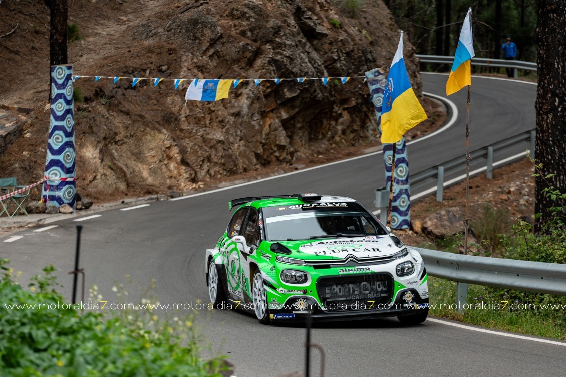 El Rally Islas Canarias con los pilotos canarios