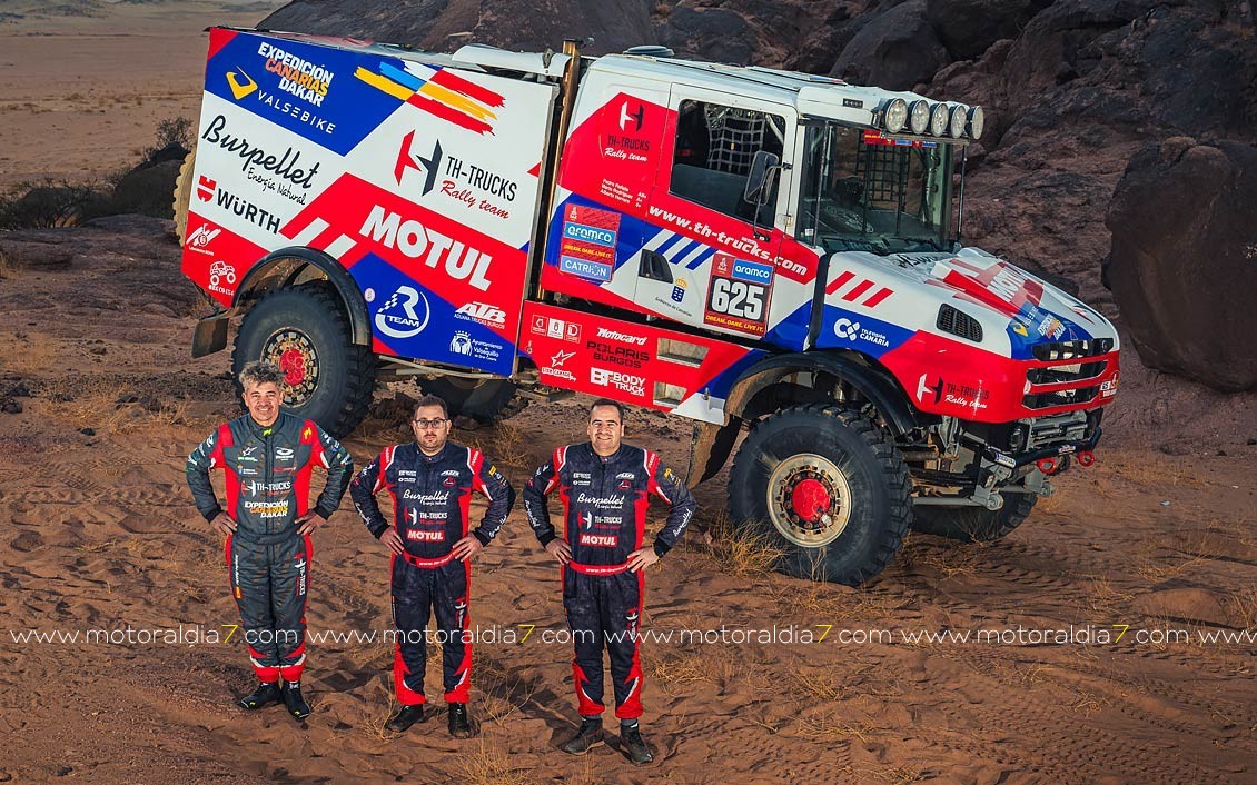 Pedro Peñate y TH Trucks primer día de competición del Dakar 2025