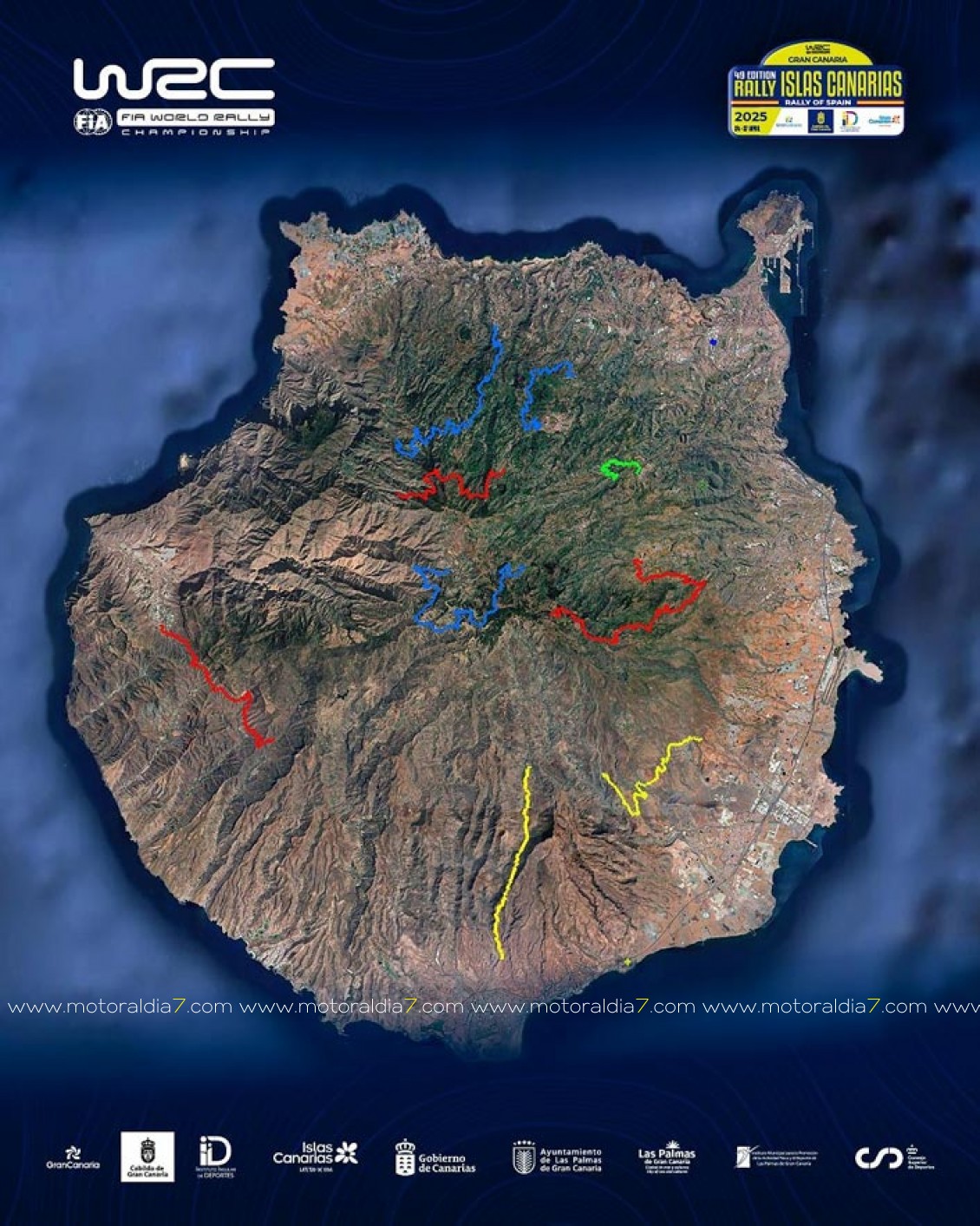 El recorrido del 49 Rally Islas Canarias - Rally de España 