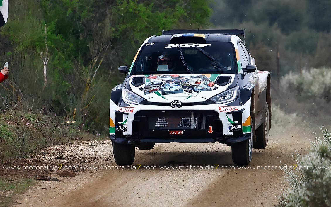 Quintana y Hernández estrenaron el nuevo GR Yaris Rally2