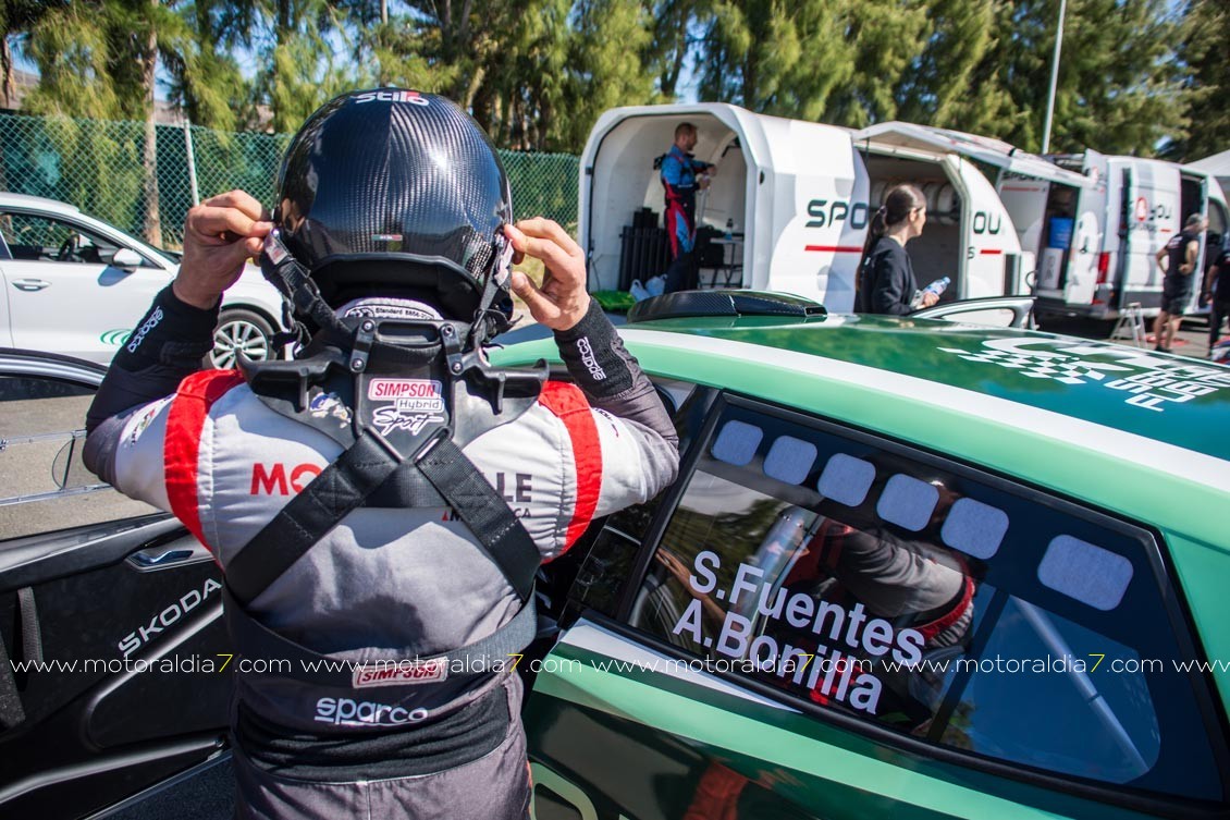 Sergio Fuentes ya ha podido probar su nuevo coche