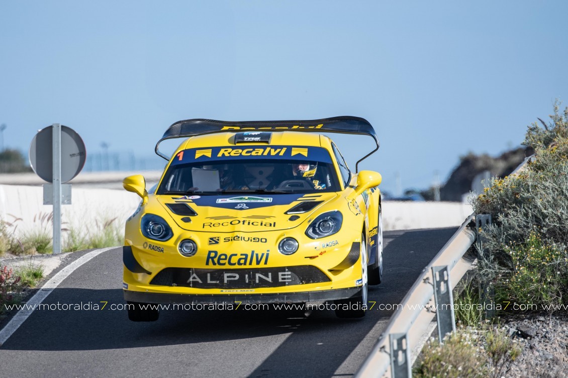 Jorge Cagiao líder del Rally Villa de Adeje