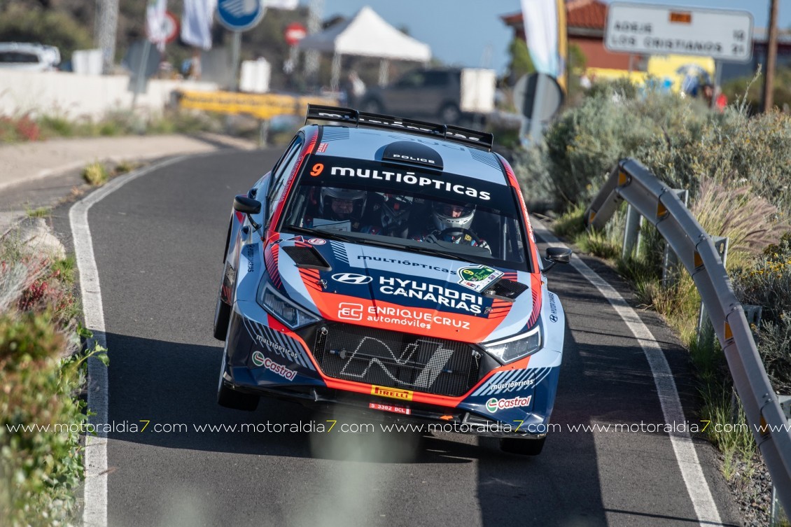 Jorge Cagiao líder del Rally Villa de Adeje