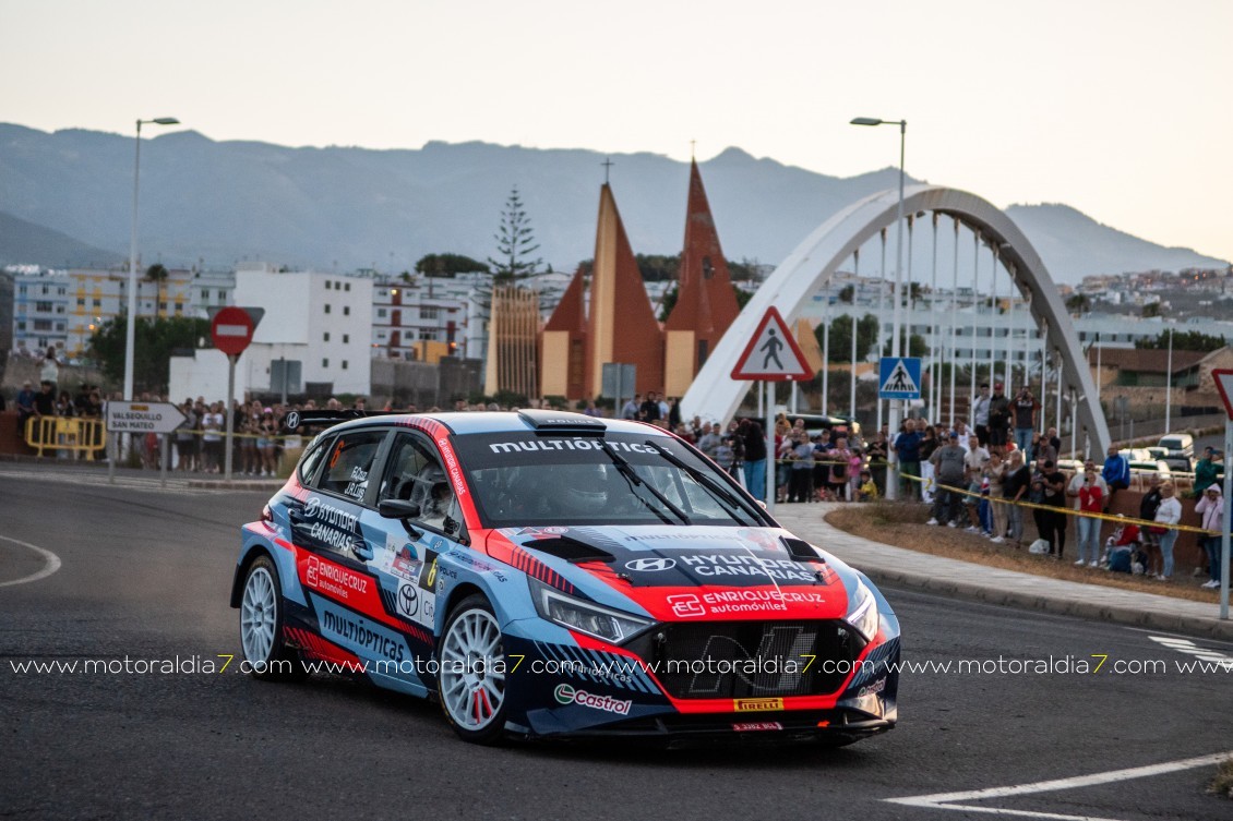 Alexey Lukyanuk primer líder del Rally Ciudad de Telde