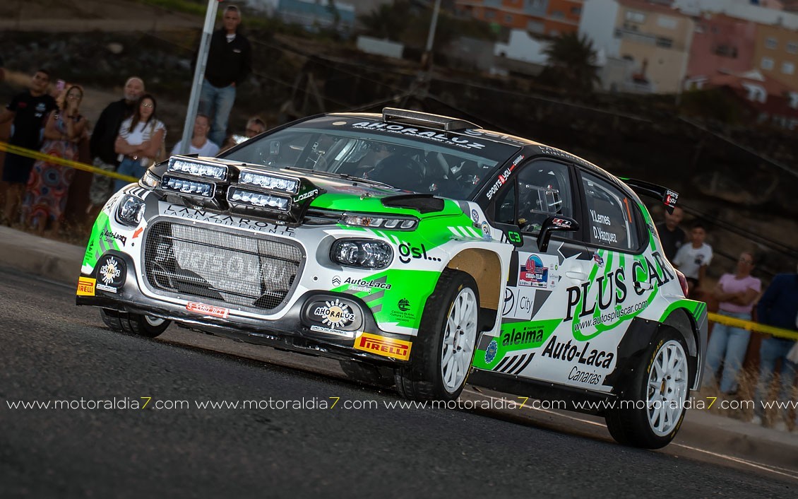 Después de cuatro tramos, Enrique Cruz manda  en el Rally Ciudad de Telde