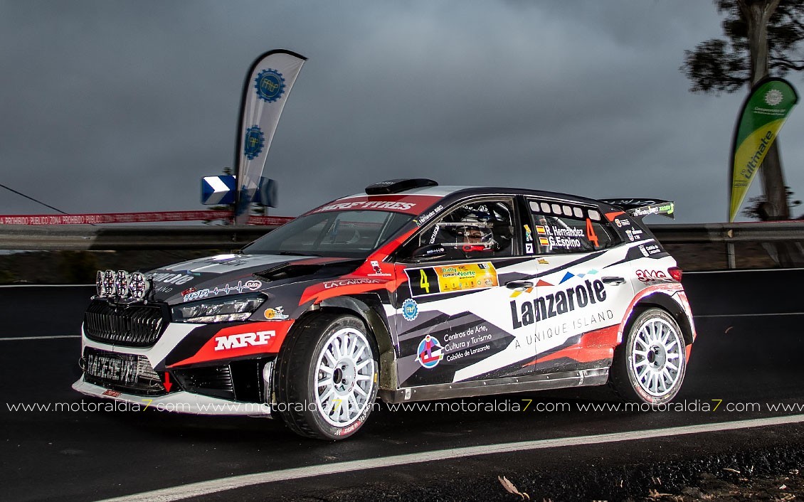 Raúl Hernández primer líder del Rally Comarca Norte