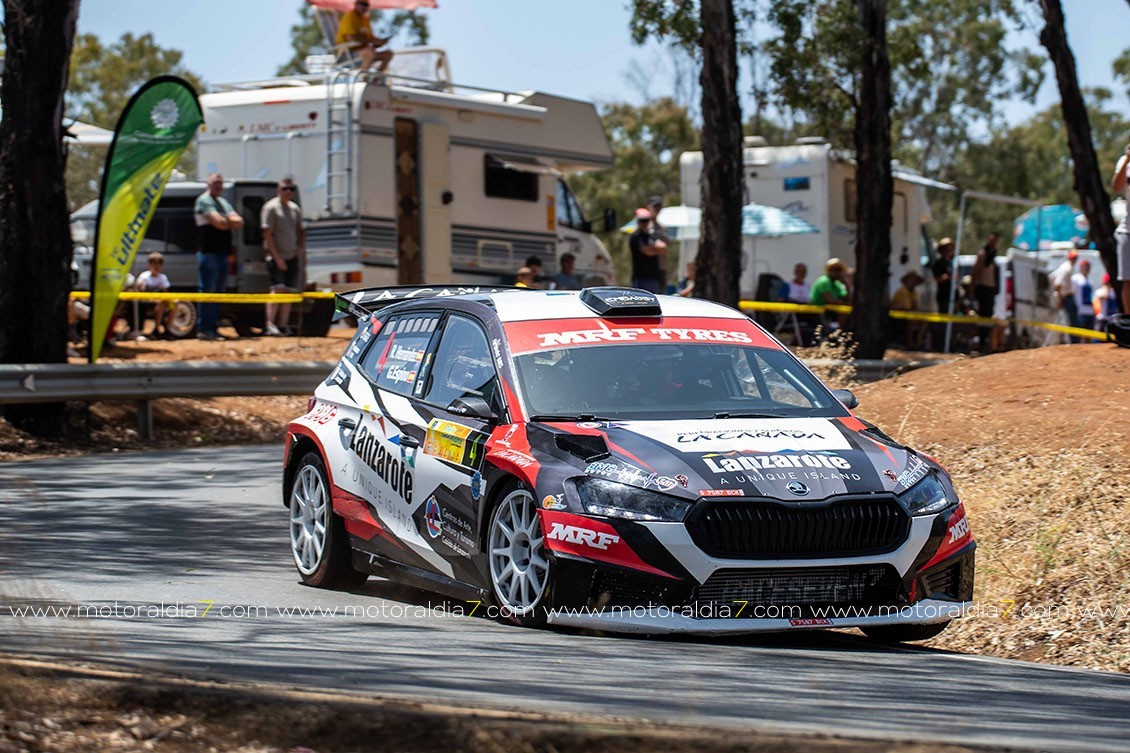 Raúl Hernández y Gabriel Espino, ganadores del Rally Comarca Norte