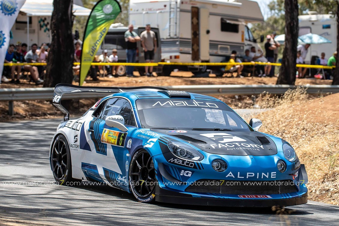 Raúl Hernández y Gabriel Espino, ganadores del Rally Comarca Norte