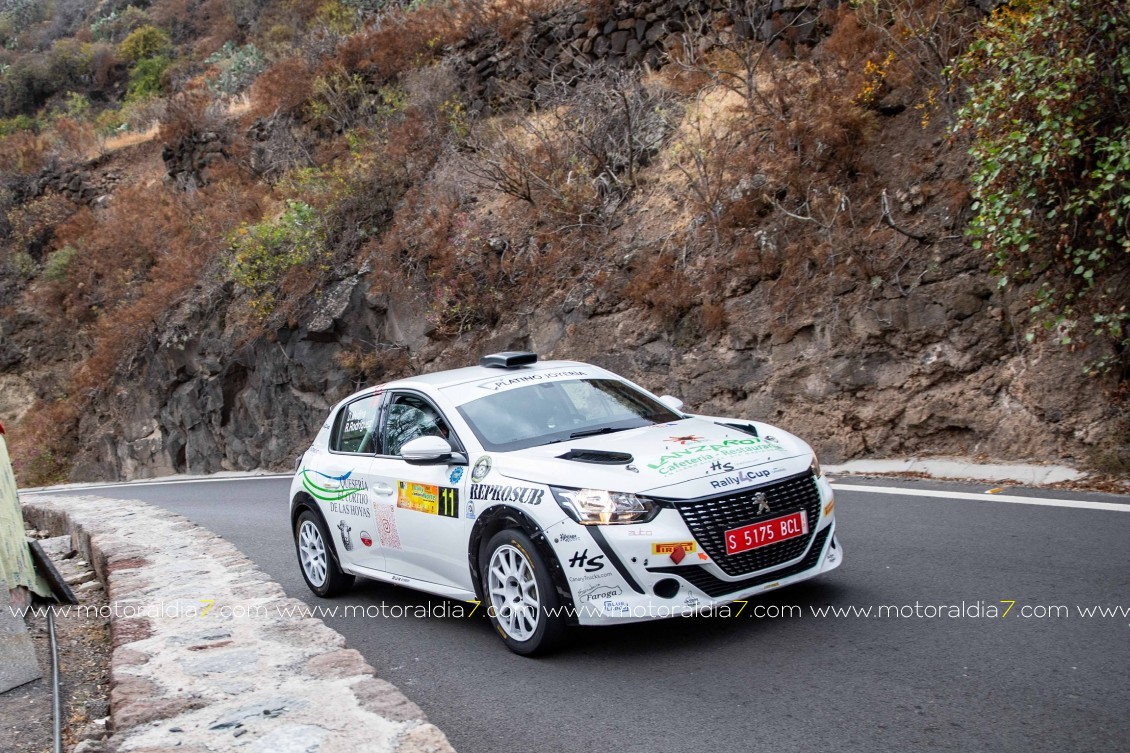 Raúl Hernández y Gabriel Espino, ganadores del Rally Comarca Norte