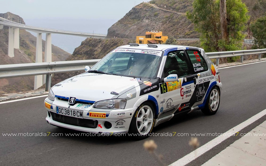 Raúl Hernández y Gabriel Espino, ganadores del Rally Comarca Norte