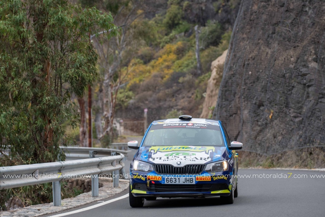 Raúl Hernández y Gabriel Espino, ganadores del Rally Comarca Norte