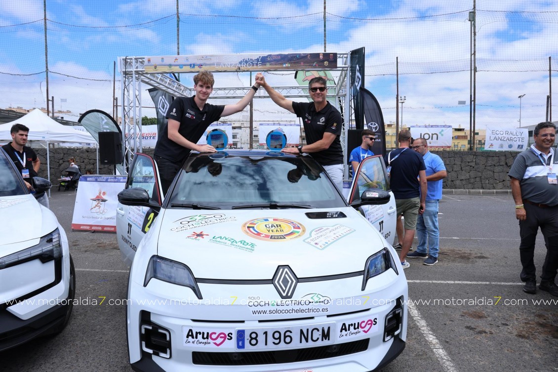 José Antonio Luján y Carles Sasplugas ganaron el II Eco Rally Lanzarote