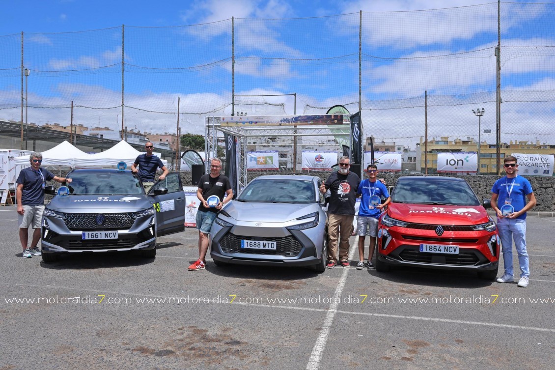 José Antonio Luján y Carles Sasplugas ganaron el II Eco Rally Lanzarote