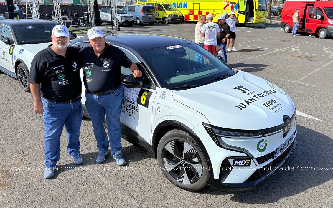 Vega y de Felipe, objetivo cumplido en el Eco Rally Lanzarote