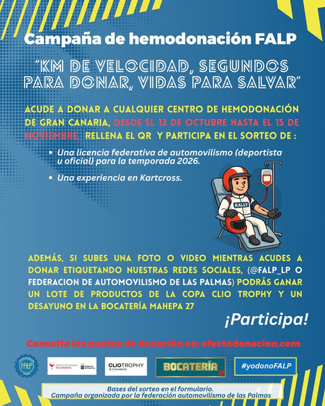 La FALP lanza ‘KM de Velocidad’, una campaña de hemodonación con un mes de duración