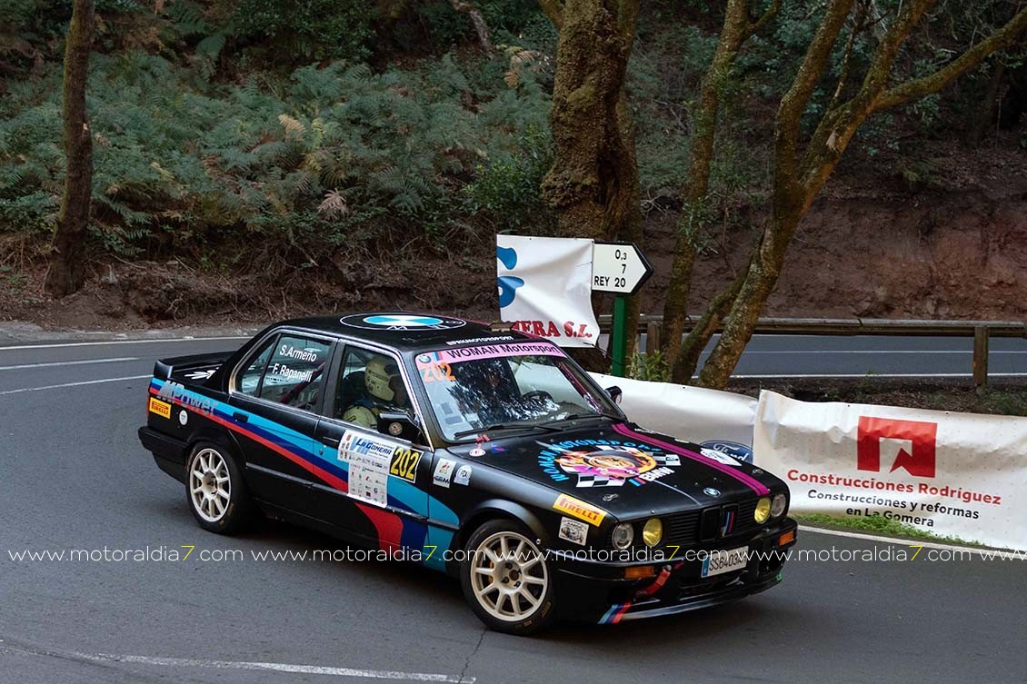 Víctor Delgado y Jacob Páez dominan el Rallysprint La Gomera