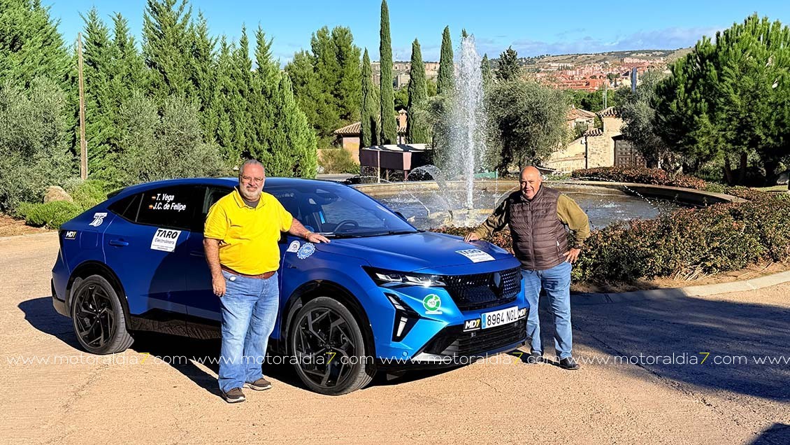 Teo Vega y Juan Carlos de Felipe en el 1º Ecorally Castilla - La Mancha