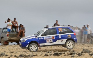 Jorge Del Cid y Nerea Odriozola ganadores en el Rally Isla de Los Volcanes